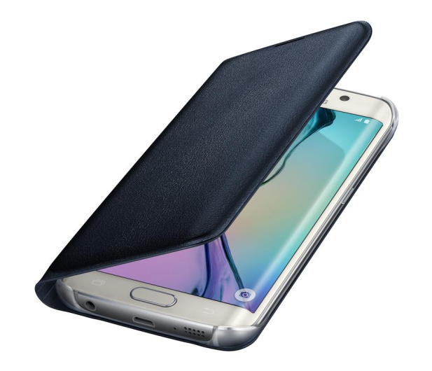 Etui FlipWallet do Samsung Galaxy S6 Edge czarne - 230584 - zdjęcie 4